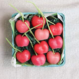 "Pink Cherry Birthday Beeswax Candles" - Party Candles in pink by Happy Organics
