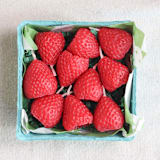 "Strawberry Beeswax Birthday Candles" - Party Candles in red by Happy Organics