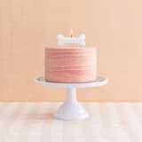 "Bow Wow Large Candle" - Party Candles in white by Jollity and Co