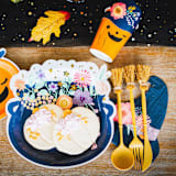 "Halloween Cutlery Set - Pack of 24" - Party Cutlery in orange by MA FÊTE