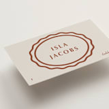 "Pearl" - Place Cards - Fish in Champagne by Baumbirdy - Detail