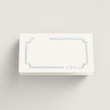 "Organic frame" - Place Cards - Fish in Marine by Creo Study - Blank front