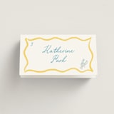 "Summer trail" - Place Cards - Fish in Positano by Creo Study - Folded with Free Guest Printing