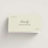 "Subtle elegance" - Place Cards - Fish in Laurel by elithing - Folded with Free Guest Printing