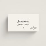 "simple" - Place Cards - Fish in Ink by Kelly Watkins - Front with Free Guest Printing