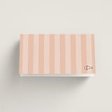 "A Simple Stripe Meal Choice" - Place Cards - Fish in Candy by Susan Zinader - Blank front