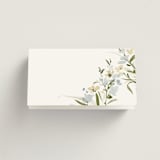 "Fleur" - Place Cards - Fish in Lily by Everett Paper Goods - Blank front