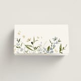 "Fleur" - Place Cards - Fish in Lily by Everett Paper Goods - Folded Back of Card