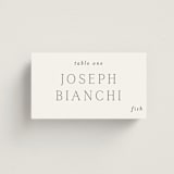 "In Love" - Place Cards - Fish in Cotton by Vanessa Doyle - Front