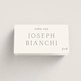 "In Love" - Place Cards - Fish in Cotton by Vanessa Doyle - Folded with Free Guest Printing