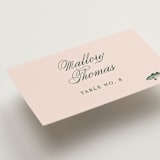 "Hepburn" - Place Cards - Fish in Rose by Megan Davis - Detail