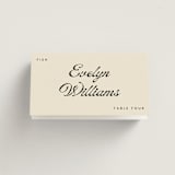 "Vintage" - Place Cards - Fish in Cream by Stacy Maalouf - Folded with Free Guest Printing