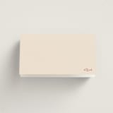 "Handwritten chic" - Place Cards - Fish in Cherry by Creo Study - Blank Front