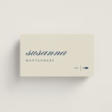 "Scripted" - Place Cards - Fish in Linen by Sierra Lee - Front