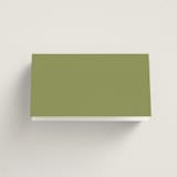 "Farm to Table" - Place Cards - Fish in Sage by Sierra Lee - Folded Back of Card