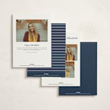"Medical Degree" - Graduation Party Invitations in Navy by Jill Means - Back of Card Options