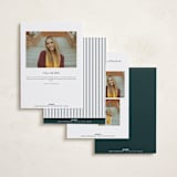 "Multi Classic" - Graduation Party Invitations in Big Sur by Carolyn MacLaren - Back of Card Options