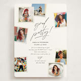 "Polaroid Party" - Graduation Party Invitations in Cotton by Robert and Stella - Front