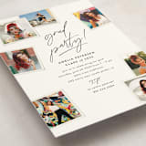 "Polaroid Party" - Graduation Party Invitations in Cotton by Robert and Stella - Detail