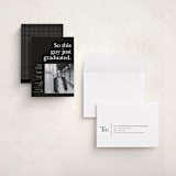 "Still Graduating" - Graduation Party Invitations in Jett by Corinne Malesic - Assembled