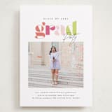 "colors" - Graduation Party Invitations in Tropical by Itsy Belle Studio - Front