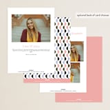 "Modern Celebration" - Graduation Party Invitations in Cloud by Jenna Holcomb - Back of Card Options