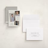 "A Trio" - Graduation Party Invitations in Creamery by That Girl Press - Assembled