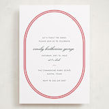 "Bocce" - Graduation Party Invitations in Cherry by Megan Davis - Front