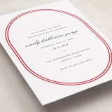"Bocce" - Graduation Party Invitations in Cherry by Megan Davis - Detail