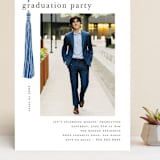 "Tassled" - Graduation Party Invitations in Cobalt by Ashlee Townsend - Front