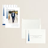 "Tassled" - Graduation Party Invitations in Cobalt by Ashlee Townsend - Assembled