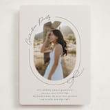 "Etna" - Graduation Party Invitations in Latte by Blustery August - Front