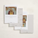 "Etna" - Graduation Party Invitations in Latte by Blustery August - Back of Card Options