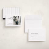 "Divided" - Graduation Party Invitations in Snow by Meggy Masters - Assembled