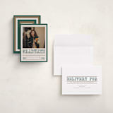 "Varsity Frame" - Graduation Party Invitations in Vintage by Erin L. Wilson - Assembled