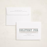 "Varsity Frame" - Graduation Party Invitations in Vintage by Erin L. Wilson - FREE Recipient Addressing