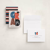 "Grad Letter Pic" - Graduation Party Invitations in Denim by Alethea and Ruth - Assembled