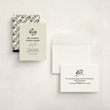 "Oyster" - Graduation Party Invitations in Caviar by Megan Davis - Assembled