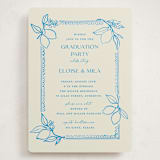 "Mediterraneo" - Graduation Party Invitations in Ocean by Pati Cascino - Front