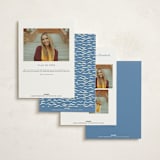 "On the Coast" - Graduation Party Invitations in Sea by Pati Cascino - Back of Card Options
