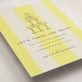 "Campania" - Graduation Party Invitations in Limone by Megan Davis - Detail