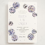 "Disco Fever" - Graduation Party Invitations in Skyline by Corinne Malesic - Front