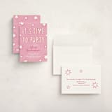 "Starry Celebration" - Graduation Party Invitations in Cotton Candy by Kercia Jane - Assembled