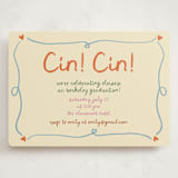 "Cin cin" - Graduation Party Invitations in Verona by Stephanie Heinrich Godbout - Front