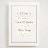 "Dotted Classic" - Graduation Party Invitations in Hydrangea by Carolyn MacLaren - Front