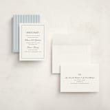 "Dotted Classic" - Graduation Party Invitations in Hydrangea by Carolyn MacLaren - Assembled