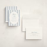 "Stately" - Graduation Party Invitations in Provincial Blue by Creo Study - Assembled
