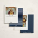 "Medical Degree" - Graduation Party Invitations in Navy by Jill Means - Back of Card Options