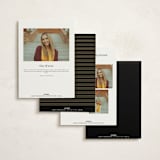"Law Degree" - Graduation Party Invitations in Ink by Jill Means - Back of Card Options