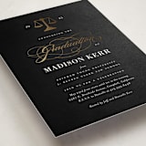 "Law Degree" - Graduation Party Invitations in Ink by Jill Means - Detail